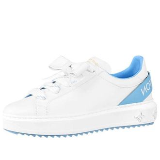 Louis Vuitton (WMNS) LOUIS VUITTON Time Out Sneakers White with Blue 1A9Q0M
