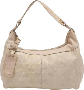 Givenchy Pre-owned Shoulder Bags, female, Beige, Size: ONE SIZE Pre-owned Hobo Bag
