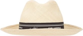 Karl Lagerfeld Klx Borsalino Panama Hat