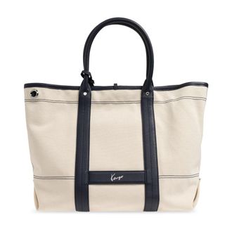 Kenzo Heren, Tassen, Beige, Maat: ONE Size Katoen