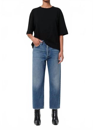A Gold E 90s Crop Mid Rise Straight Jeans In Bounty