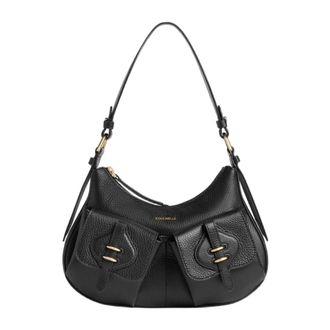 Coccinelle Mavery Pocket - female - Coccinelle - Shoulder Bags - Black - ONE SIZE - Bags