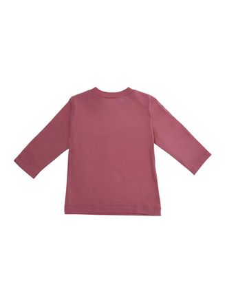 Marni Logo-Embroidered Cotton T-Shirt - Pink