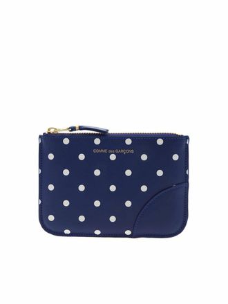 Comme Des Gar&ccedil;ons Polka Dots bag in blue