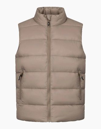 Trespass Womens Trespass Womens/Ladies Simone Padded Casual Gilet - Cream/Brown - Size: 18/20