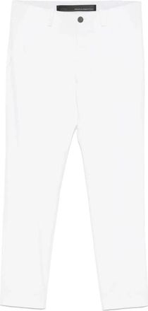 Roberto Ricci Design Optische witte regular fit broek - Heren - Slim Fit Broeken - Wit - L - Broeken