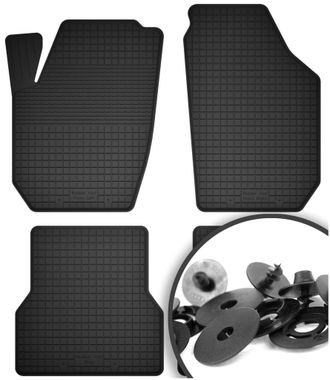 OEM Alfombrillas De Goma + Topes Para: Volvo C70 I Cabrio, Coup&eacute; (1997-2005)