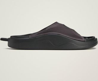 adidas ADIDAS by Stella McCartney Womens Slide Shoes - Black - Size UK 8