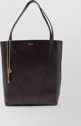 Chlo&eacute; spin chain detail tote bag double handles