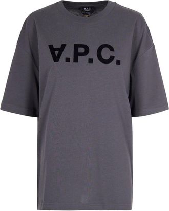 A.P.C. T-Shirts - Dames - T-shirts - Zwart - XL - Katoen - Tops