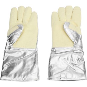 OEM Guantes Resistentes Al Calor (500 &deg;c), Anti-quemaduras, Con Pulgar Reforzado Para Acer&iacute;as, Fundiciones Y Panader&iacute;as -crezuo