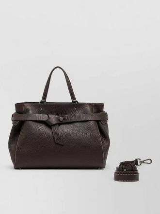 Gianni Chiarini miranda textured leather tote top handles