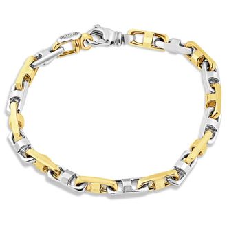 Pompeii3 Mens Marine link 14k Gold (38gram) or Platinum (61gram) 6mm Bracelet 8.5