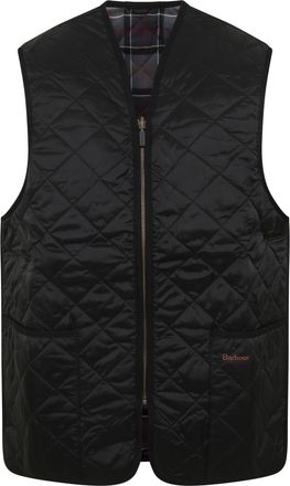 Barbour Quilted Waistcoat/Zip in Liner - Black MLI0001BK91 (A72) - 42
