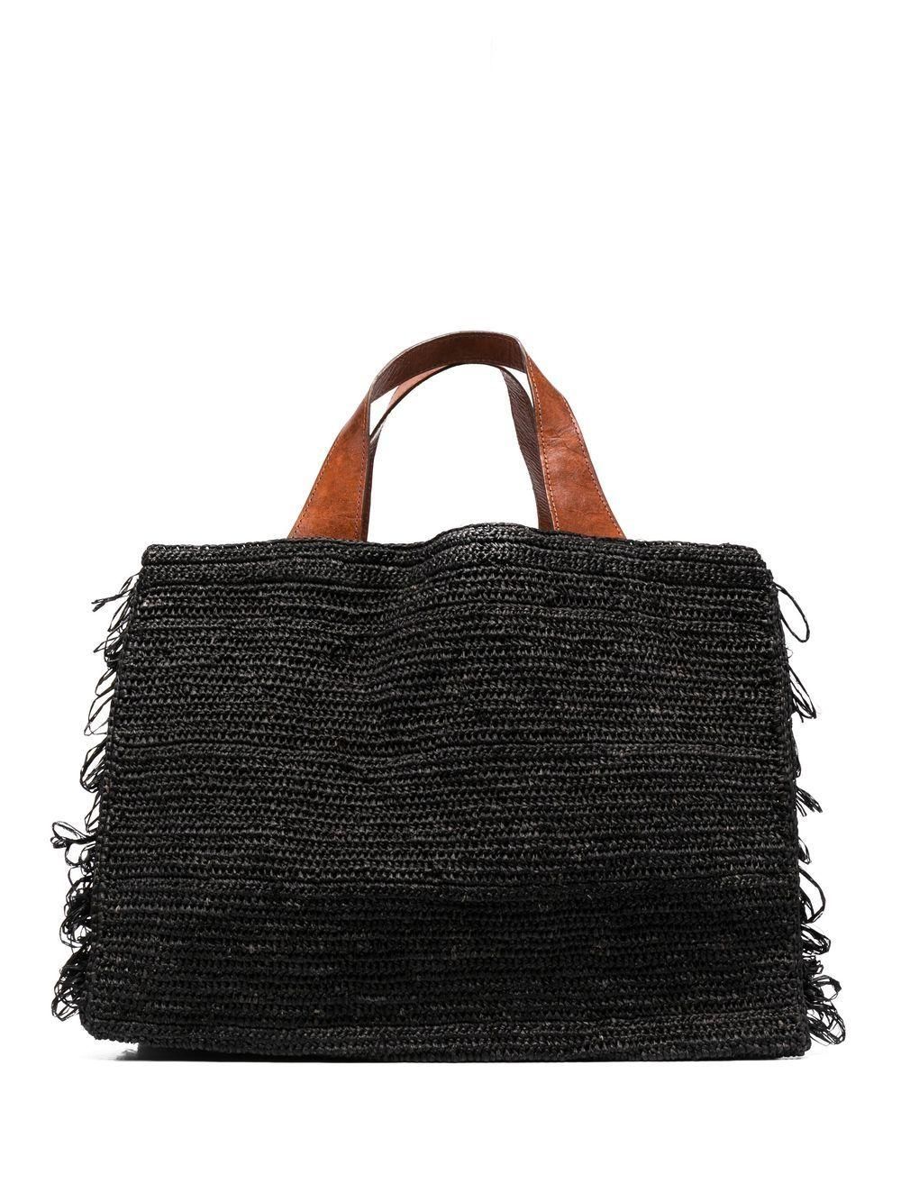 トートバッグ IBELIV SS25 'Lova' handbag (LOVA BLACK) Ibeliv Lova Handbag - Black - Women | LOVABLACK | thebs.com