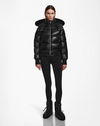 Rudsak Maude Womens Quilted Shiny Down Puffer