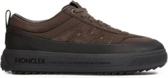 Moncler Schoenen, Heren, Bruin, 43 EU, Leer, Altive Sneakers