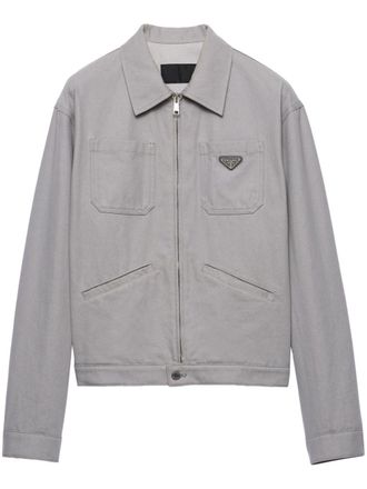 Prada Denim jack - Grijs