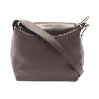 Loewe Pre-owned Shoulder Bag - Dames - Vintage Schoudertas - Bruin - ONE Size - Leer - Vintage