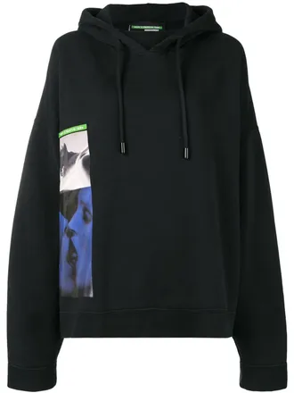 Dsquared2 Hoodie met grafische print - Zwart