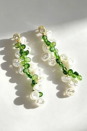 Classicharms Midori Pearl Earrings in Gold at Nordstrom