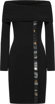 Simona Corsellini Midi Kleedjes - Dames - Kleedjes - Zwart - XS - Kleedjes