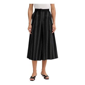 Benetton Culotte a vita alta - - Trousers - Donna - Nero - XS