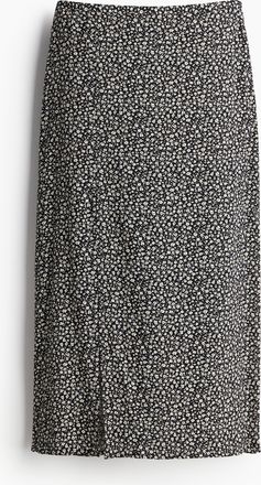 H&M Jupe aus Crêpe - Schwarz