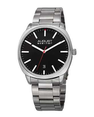 August Steiner Mens Stainless Steel Watch