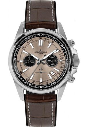 Jacques Lemans 1-2117ZF Mens Liverpool Watch - Silver - One Size