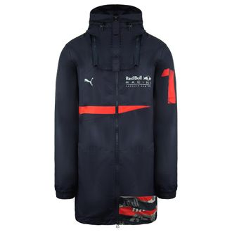 Puma Red Bull Racing RCT Lange Mouw Zip Up Navy Blauw Heren Long Jacket 577760 01