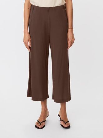 Masai Mapryvora Wide Leg Cropped Trouser in Sh. Chocolate at Nordstrom, Size Xx-Large