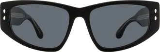 Isabel Marant IM0172S Rectangular Acetate Sunglasses - Black
