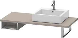 Duravit Duravit Vero Vanity Unit Para Consola, 6546, 1 Compartimento Abierto, 300mm, Color (frente/cuerpo): Decoraci&oacute;n Basalto Mate - Ve654604343