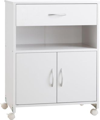 Vinsetto Armario para impresora 60x39x80 cm blanco