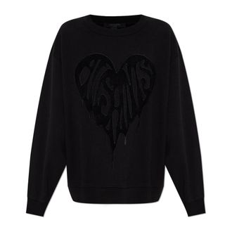 AllSaints Sweatshirt Trip - Dames - Sweatshirts - Zwart - M - Katoen - Hoodies & sweatvesten