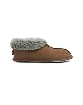 Celtic & Co. British Soft Sole Bootee Slipper in Khaki at Nordstrom, Size 10