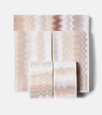 Missoni Giacomo Zigzag set of 5 cotton terry towels