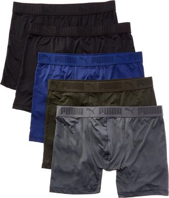 Puma Puma Set Of 5 Mesh Boxer Brief