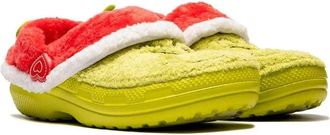 Crocs The Grinch Classic Lined 211688-90H Clog Green Slip On Shoes JAX1214