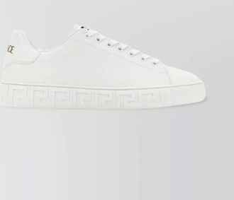 Versace leather low-top sneakers