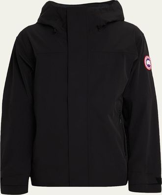 Canada Goose Mens Rupert Hooded Rain Jacket