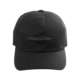 Rick Owens Caps, unisex, Black, Size: M Owenscorp Baseball Cap