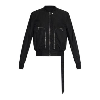Rick Owens Bomber Jackets, male, Black, Size: XL Bauhaus Flight Bomber