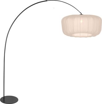 Anne Lighting Anne Lighting - L&aacute;mpara De Pie - Curve - Beige Negro - Metal