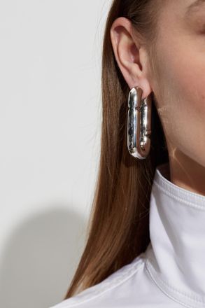 Marc Jacobs Earrings In The Shape Of A Logo, Womens, Silver