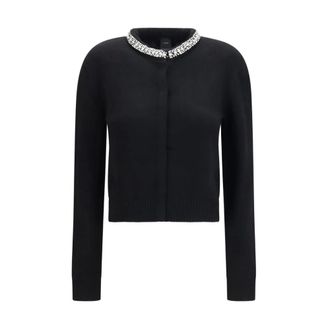 Pinko Pinko, Truien & Vesten, Dames, Zwart, XS, Katoen, Colonia Cardigan