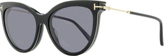 Tom Ford TF5994-B Magnetic Clip-On Blue Block Eyeglasses - Black