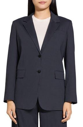 Theory Linen Blend Blazer in Concord at Nordstrom Rack, Size 2