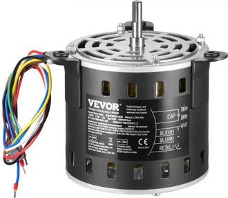 OEM Motor De Soplador De Horno De 1/2 Hp, 220 V, 2,6 A, 1300 Rpm, 3 Velocidades, Di&aacute;metro De Eje De 10 Mm, Longitud De Eje De 20 Mm, Rotaci&oacute;n En Sentido A